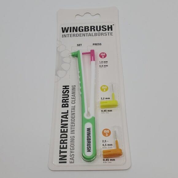 Wingbrush Interdental Brush with ISO 0 XS Refills KICKSTARTER Teeth Flosser New - Picture 1 of 10